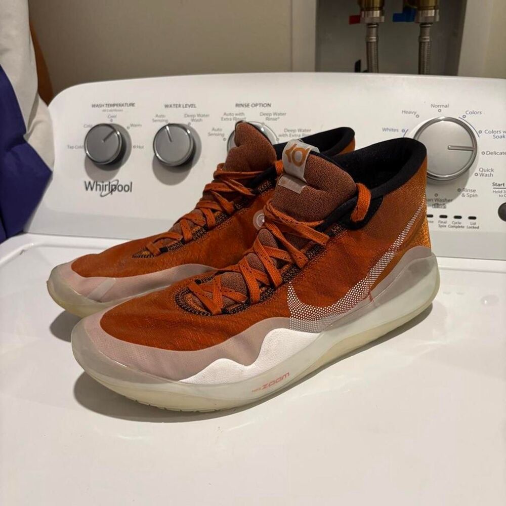 Nike Men's Orange and Brown Trainers